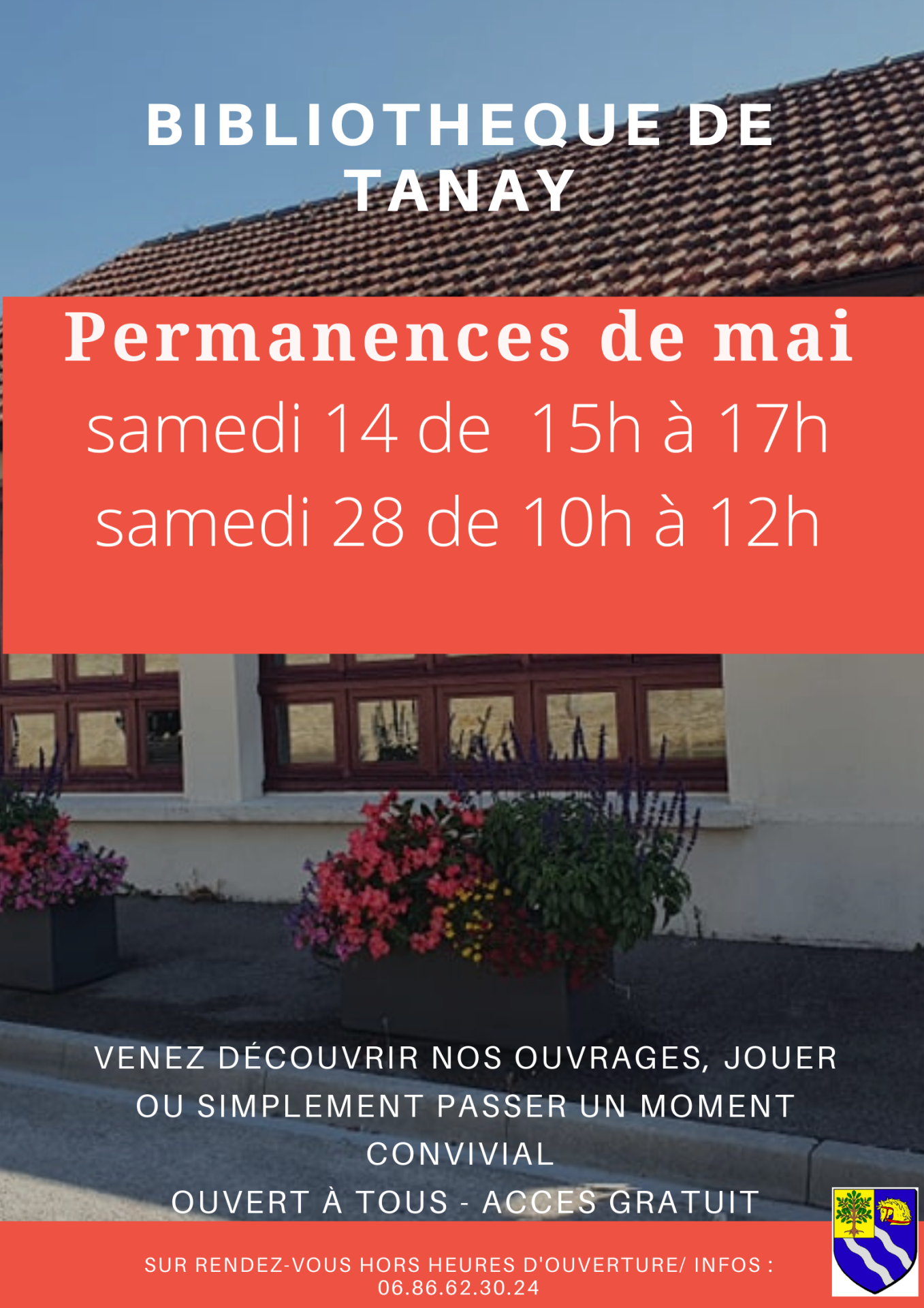 affiche biblio mai