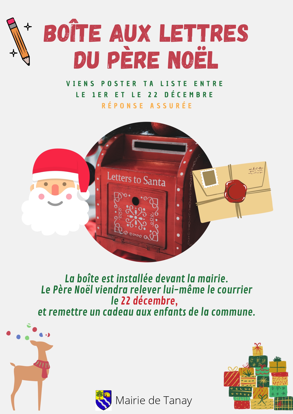 boîte aux lettres du père noel