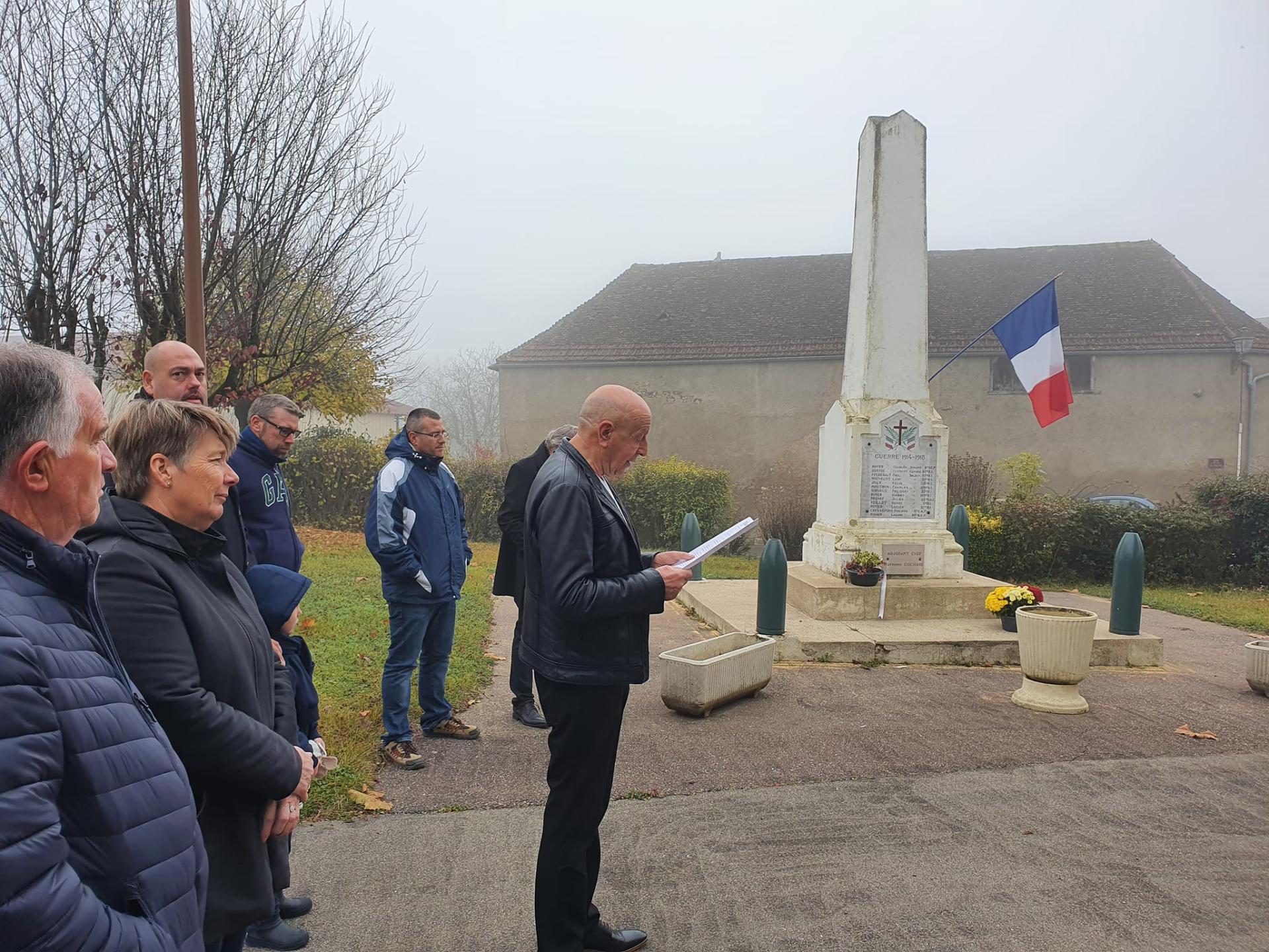 maire de tanay cérémonie discours