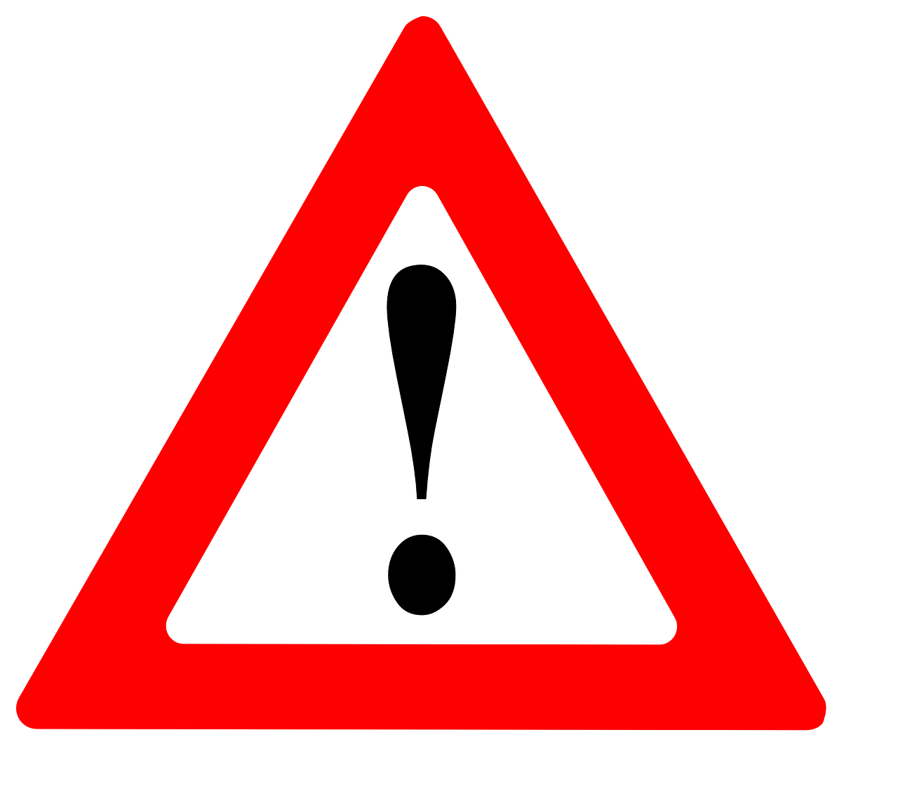 panneau attention